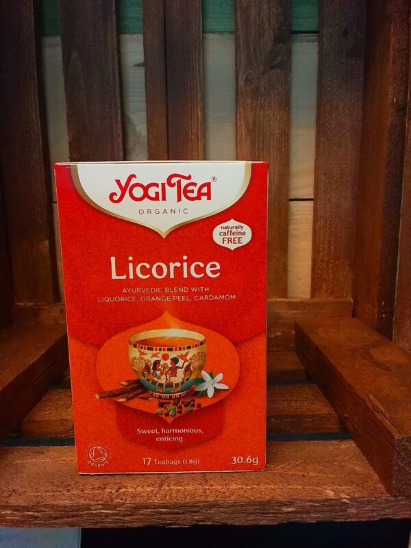 Licorice yogi tea